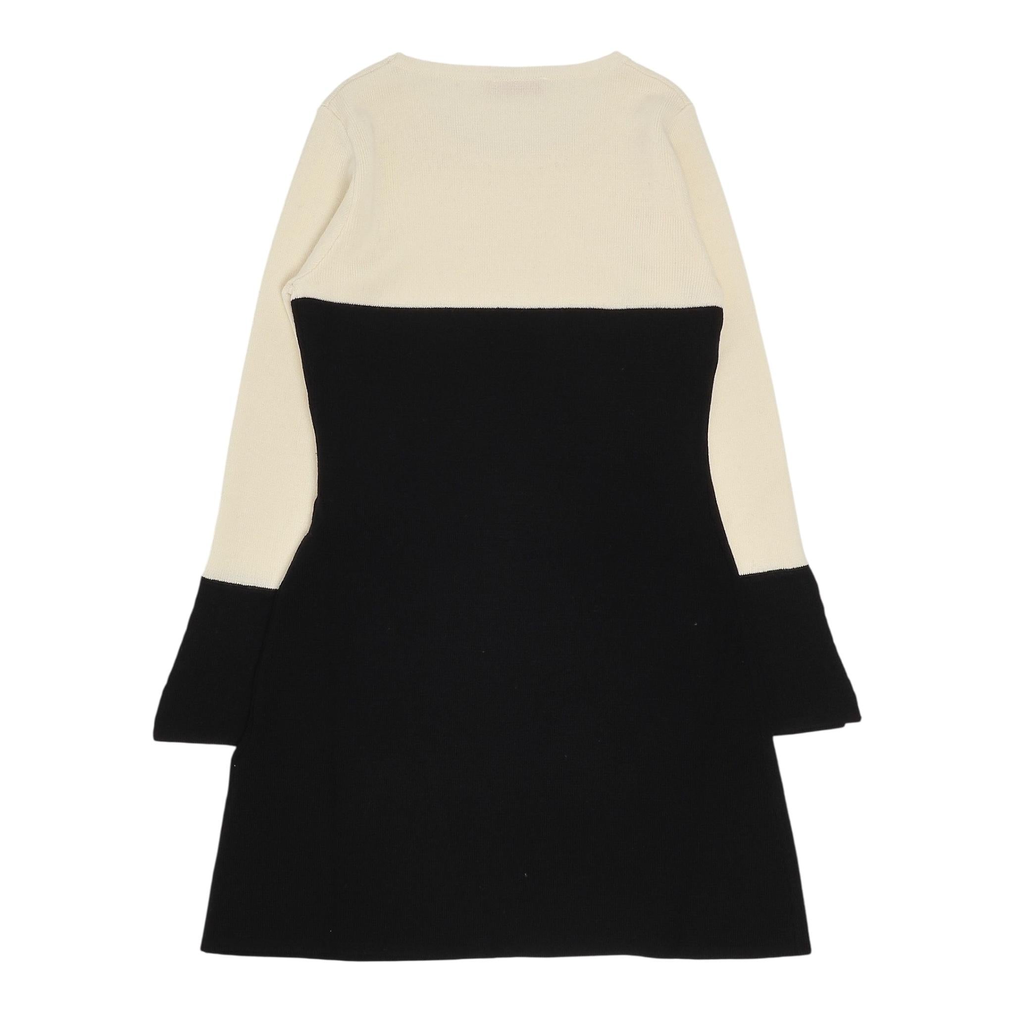 LIU JO abito manica lunga bicolore Panna/nero per Bambina GF4134XX PANNA/NERO LIU JO 