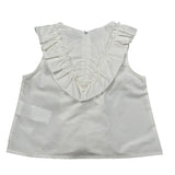 M+E' Camicia Giromanica tinta unita Bianco per Bambina UE0895 BIANCO M+E' 