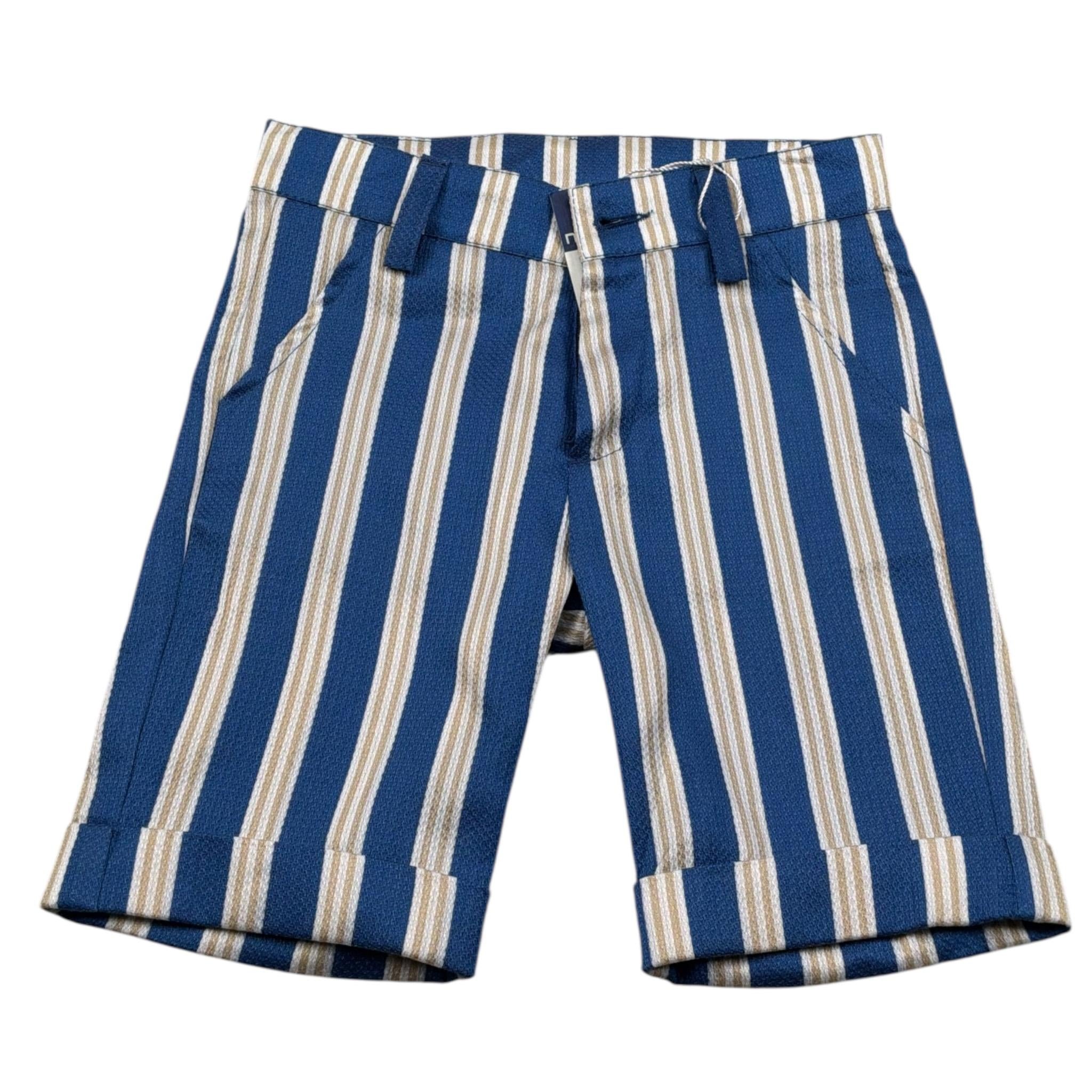New Gereration Bermuda tinta unita Fantasia A Righe Blu per Bambino 221353 BLU NEW GERERATION 