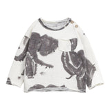 PLAY UP shirt girocollo tinta unita con stampa Bianco per Neonato PA011AP11006 BIANCO PLAY UP 