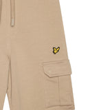 Lyle&Scott Bermuda Tinta Unita con Stampa per Bambino 48742 BEIGE LYLE&SCOTT 