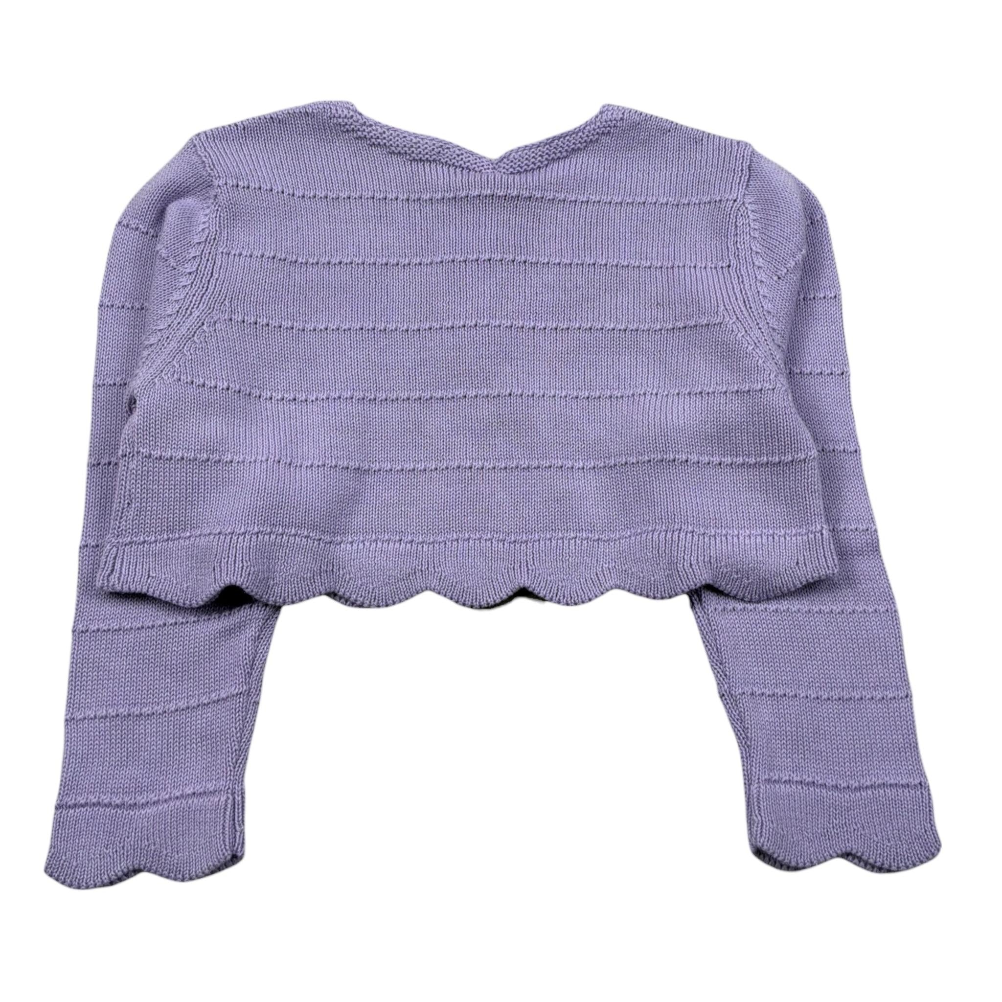 J.O. Milano Coprispalle tinta unita con Ricami Lilla per Bambina 573X1JXX LILLA J.O. MILANO 