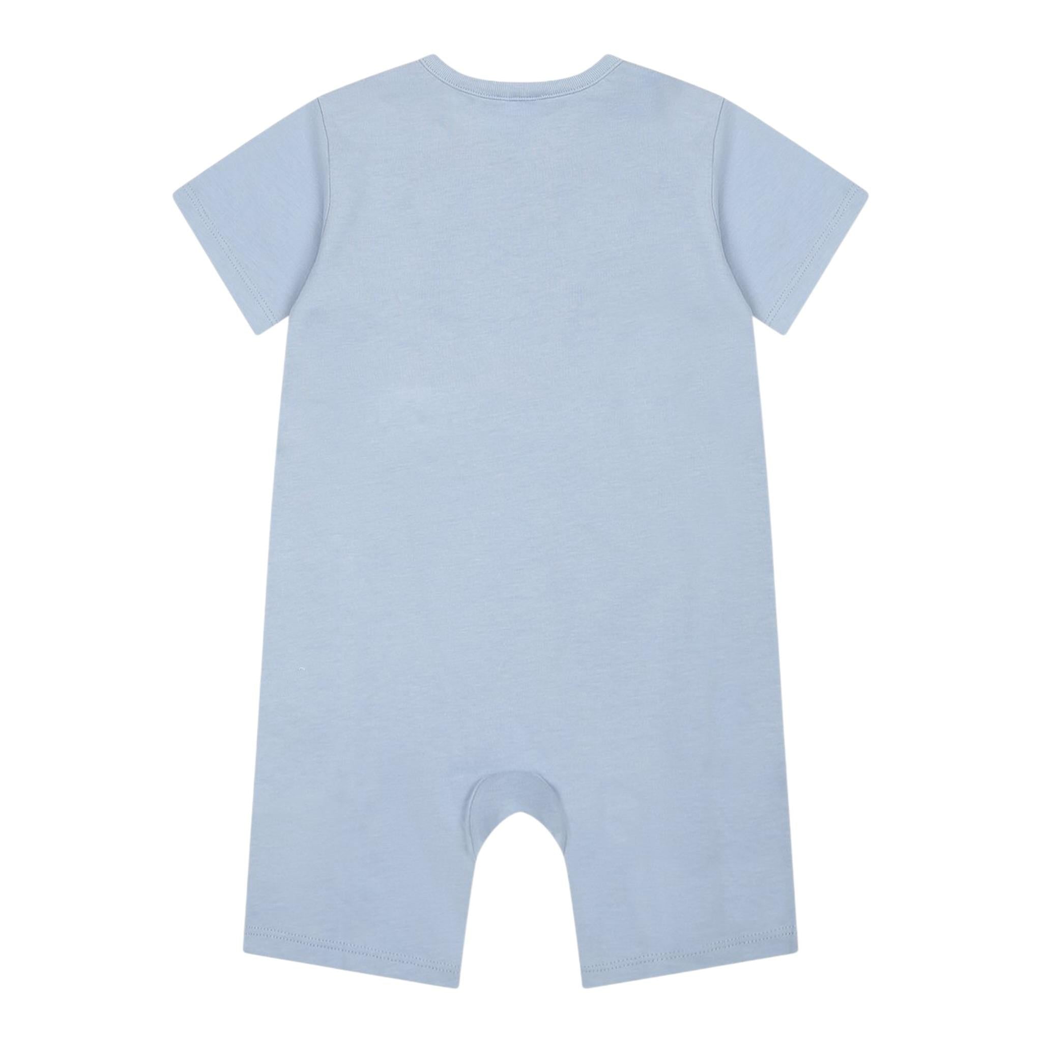 Stella Mccartney Pagliaccetto Mezza Manica Tinta Unita con Stampa per Bambino TWC511 AZZURRO STELLA McCARTNEY 