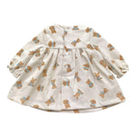 MAYORAL abito tinta unita con stampa  Beige per Neonata 2810 BEIGE MAYORAL 