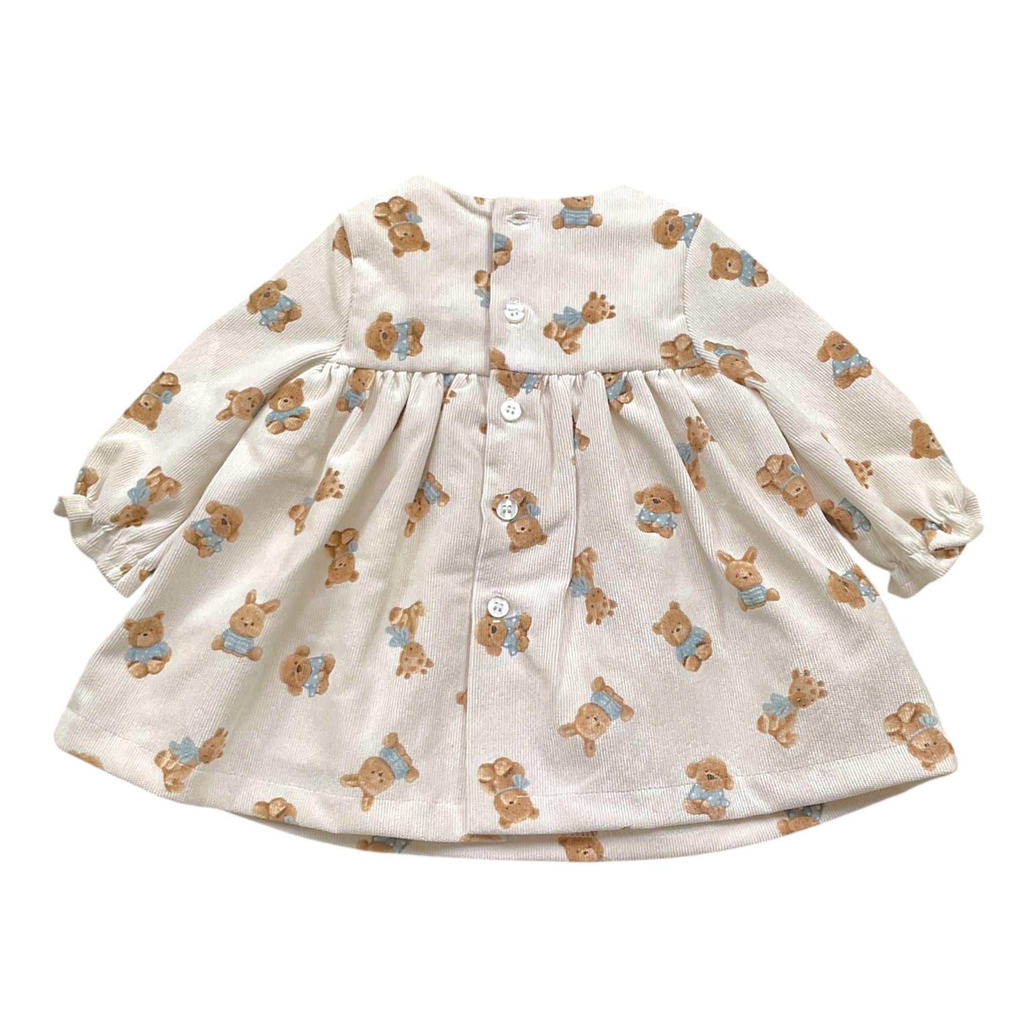 MAYORAL abito tinta unita con stampa  Beige per Neonata 2810 BEIGE MAYORAL 