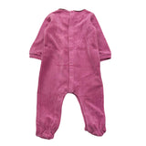 MAYORAL tutina tinta unita in velluto Magenta per Neonata 2738 MAGENTA MAYORAL 