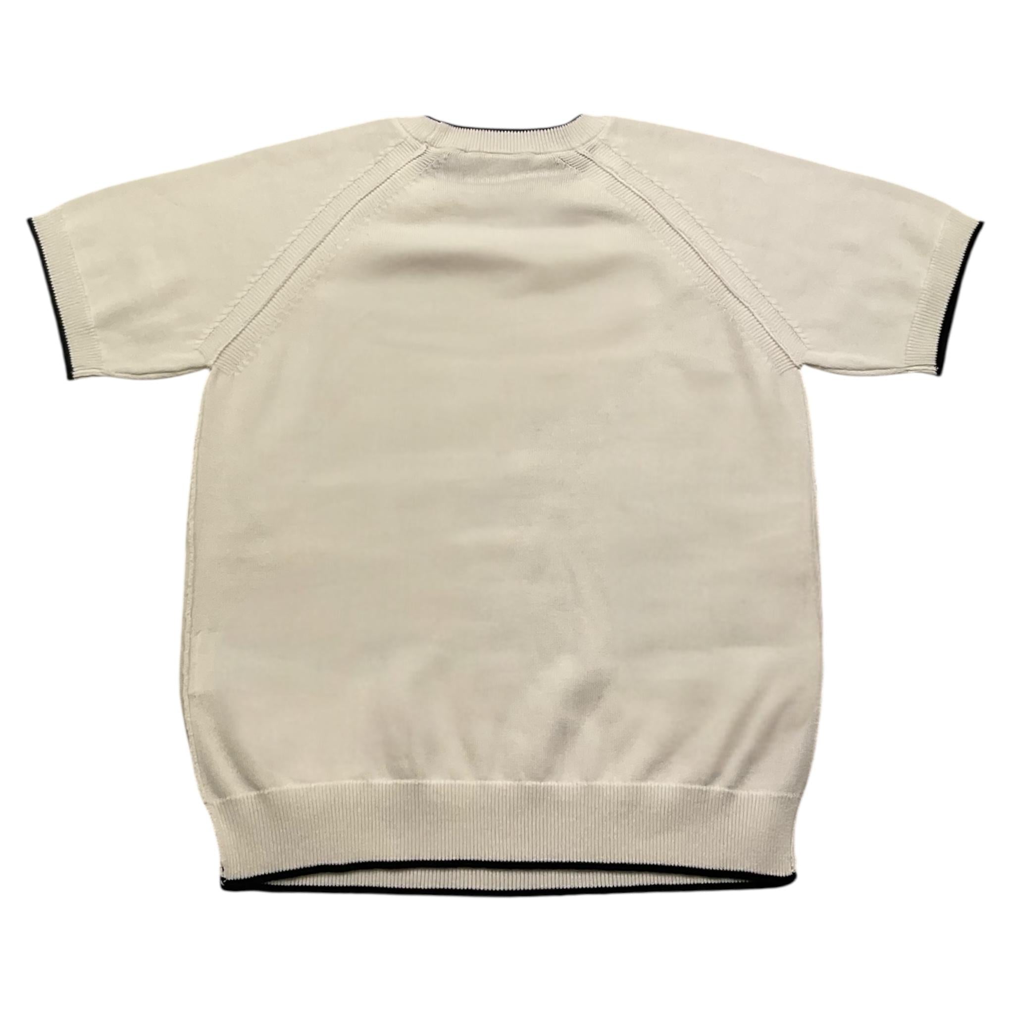 Paolo Pecora T-Shirt Girocollo In Maglia Tinta Unita per Bambino PP3985 BIANCO PAOLO PECORA 
