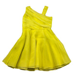 Liu Jo Abito Giromanica Tinta Unita con Tulle per Bambina GA5036X GIALLO LIU JO 