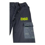 DROPSEASON2 pantalone tuta tinta unita con logo Nero per Bambino FW242K33 NERO DROPSEASON2 