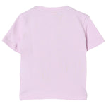 Elisabetta Franchi T-Shirt Girocollo Tinta Unita con Logo per Neonata EGTS090N LILLA ELISABETTA FRANCHI 