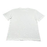 Lalalu' T-Shirt Girocollo Tinta Unita con Stampa per Bambino TSL130PB BIANCO LALALU' 