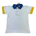 Manuel & Frank Polo Mezza Manica Tinta Unita con Colletto In Contrasto per Neonato MF7338BN BIANCO MANUEL & FRANK 