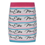 Marc Ellis Gonna tinta unita con Stampa Bianco per Bambina JMJSK01202X BIANCO MARC ELLIS 