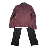 Gai  Mattiolo Completo 5 Giacca-Camicia-Pantalone-Papillon-Gilet per Bambino GMM370130R BORDEAUX GAI  MATTIOLO 