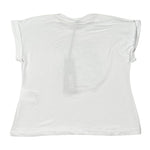 Naice Canotta Tinta Unita con Stampa per Bambina 27143 BIANCO NAICE 