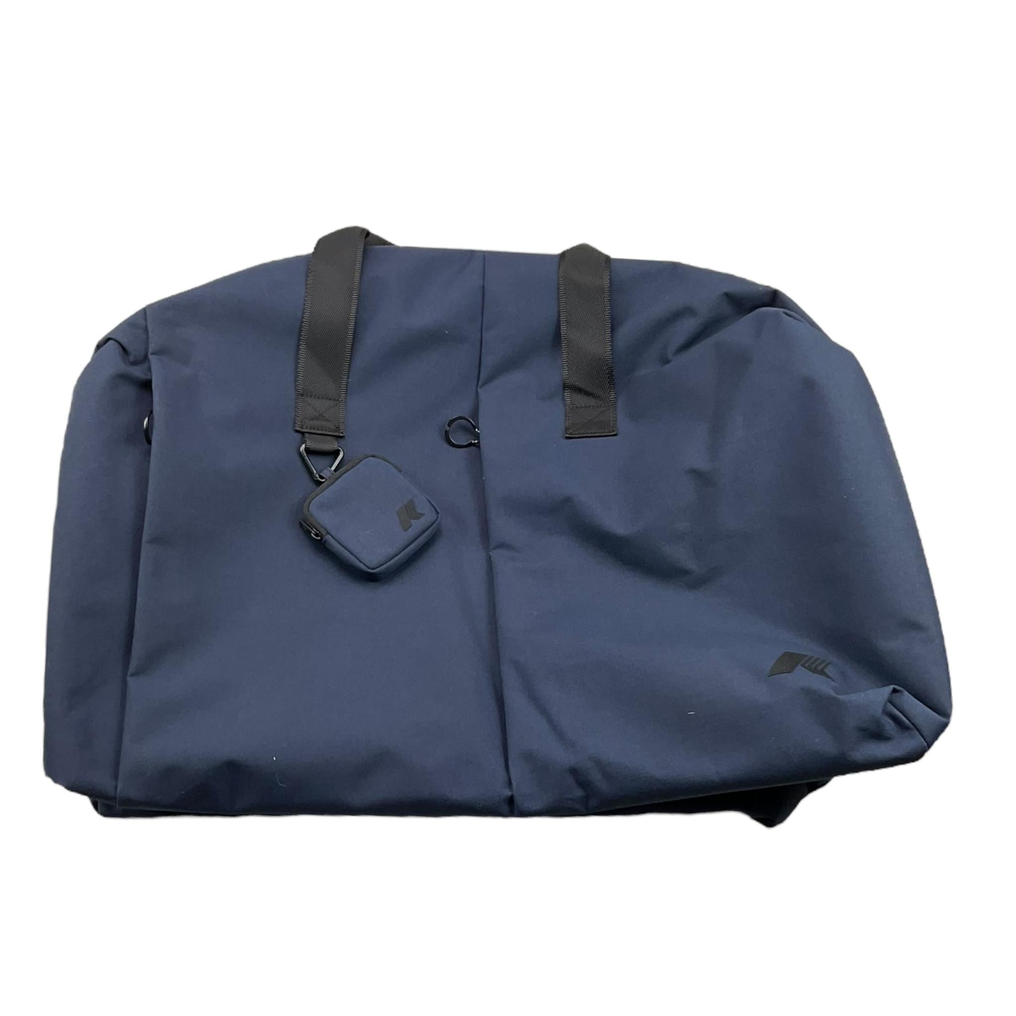 K-WAY borsone tinta unita con logo Blu per Bambino K4136QW BLU K-WAY 