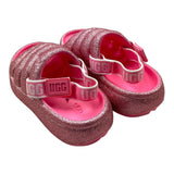 Ugg Mädchen Einfarbig Glitzer Gummi Hausschuhe Fuchsie