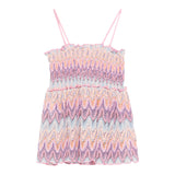 Saint Barth Top Bretelline Stampa Fantasia Traforato per Bambina RACHELT ROSA SAINT BARTH 