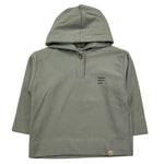 BAMBOOM+BABIES felpa chiusa con cappuccio tinta unita Verde per Neonato 708 VERDE BAMBOOM+BABIES 