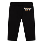 MOSCHINO completo 2 pezzi felpa-pantalone tinta unita Nero per Neonato MUK04YNX NERO MOSCHINO 