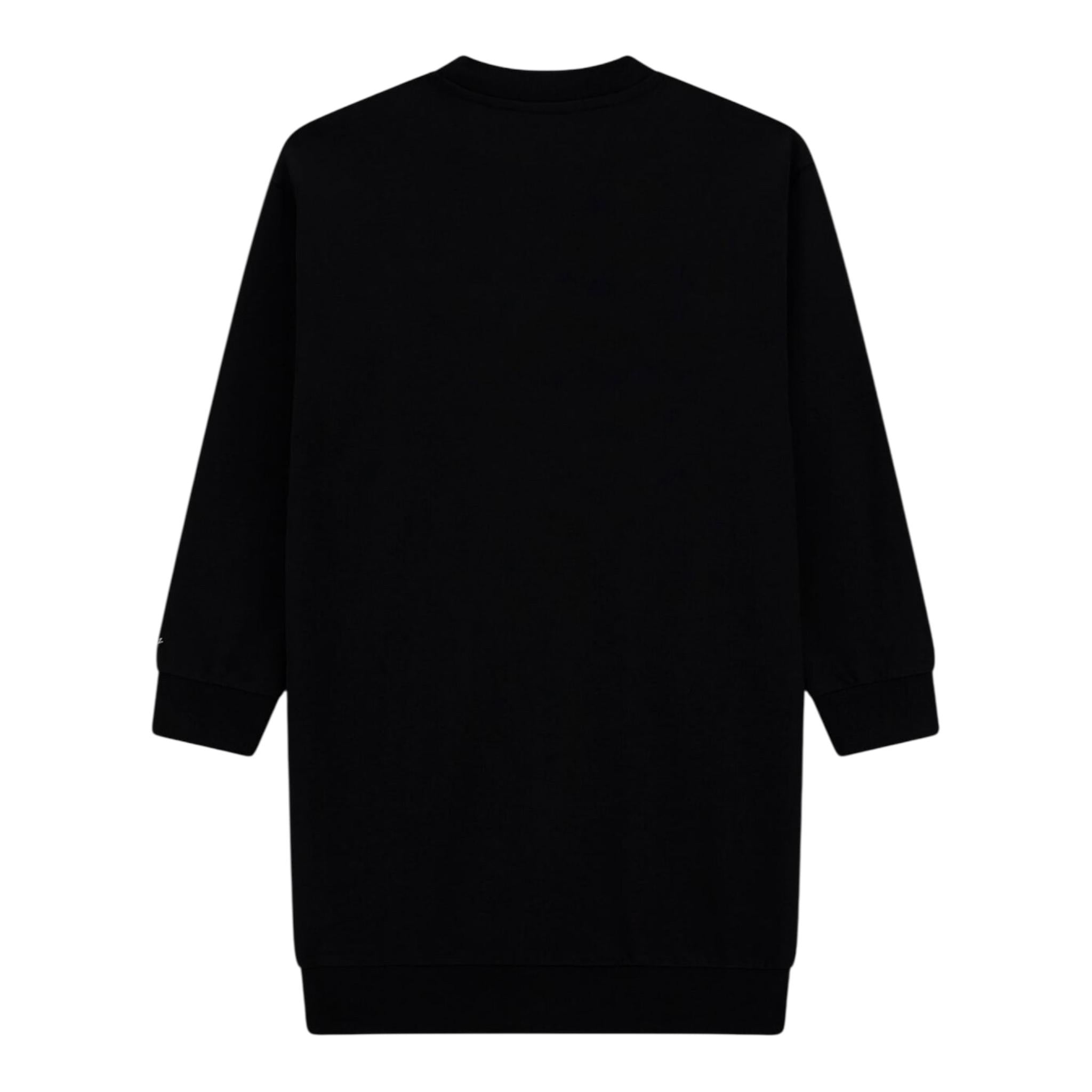 GUESS abito girocollo tinta unita manica lunga con brillantini Nero per Bambina J4YK19A6V4 NERO GUESS 