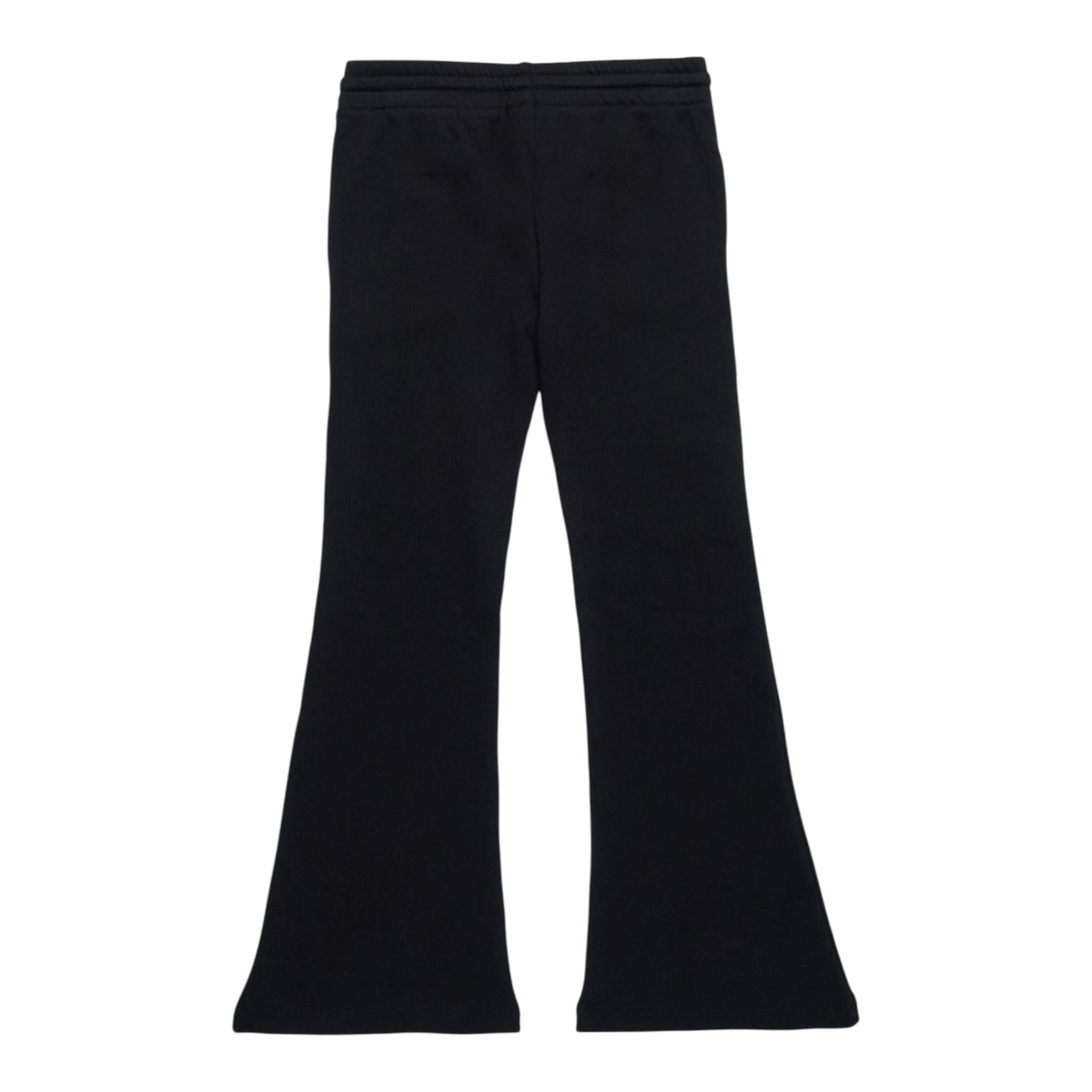 Diesel Pantalone Modello Tuta tinta unita con Logo A Zampa Nero per Bambina J02013 NERO DIESEL 