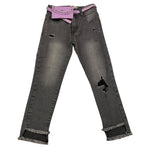 EMC jeans tinta unita con borsetta Nero per Bambina BZ7106 NERO EMC 