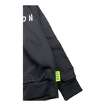 ICON felpa con zip e cappuccio tinta unita cn logo Nero per Bambino IBSW00324 NERO ICON 