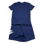 Nike t-shirt tinta unita con stampa per Bambino 86L596 BLU NIKE 