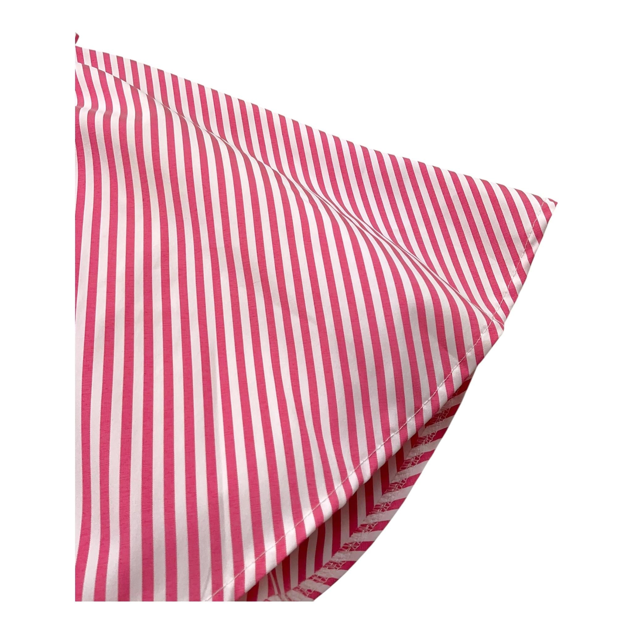 Janice Abito Tinta Unita con Fantatasia A Righe Giromanica per Bambina JN465B BIANCO JANICE 