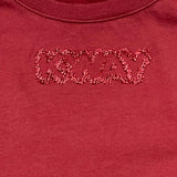 K-WAY shirt girocollo tinta unita con stampa Bordeaux per Bambina K5122TW BORDEAUX K-WAY 