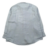 Il Gufo Camicia Manica Lunga Tnta Unita Collo Coreano per Bambino P25CL110L6006 AZZURRO IL GUFO 