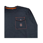 REFRIGIWEAR shirt girocollo tinta unita con stampa Nero per Bambino RW748X NERO REFRIGIWEAR 