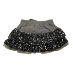 M+E' gonna tinta unita con paillettes Grigio per Neonata UE1546N GRIGIO M+E' 