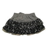M+E' gonna tinta unita con paillettes Grigio per Neonata UE1546N GRIGIO M+E' 
