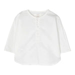 Teddy E Minou Camicia Manica Lunga Tinta Unita per Neonato E25CI007C6039 BIANCO TEDDY E MINOU 
