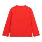 GUESS shirt girocollo tinta unita con stampa Rosso per Neonato N4YI01K8HM4 ROSSO GUESS 
