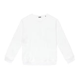 GUESS felpa chiusa girocollo tinta unita con logo Bianco per Bambino L4YQ05KAD73 BIANCO GUESS 