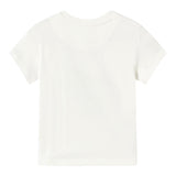 Mayoral T-Shirt Girocllo Tinta Unita con Stampa per Neonato 1062 BIANCO MAYORAL 