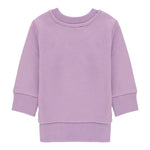 Diesel Felpa Chiusa Girocollo Tinta Unita con Stampa per Neonata K00631 LILLA DIESEL 