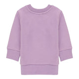 Diesel Felpa Chiusa Girocollo Tinta Unita con Stampa per Neonata K00631 LILLA DIESEL 