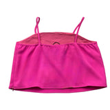 Miss Blumarine Top Träger Einfarbig Mit Logo-Print Fuchsia Für Mädchen
