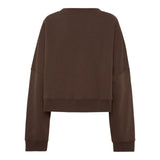 Dsquared2 Felpa Chiusa Tinta Unita con Logo per Bambina DQ2933 MARRONE DSQUARED2 