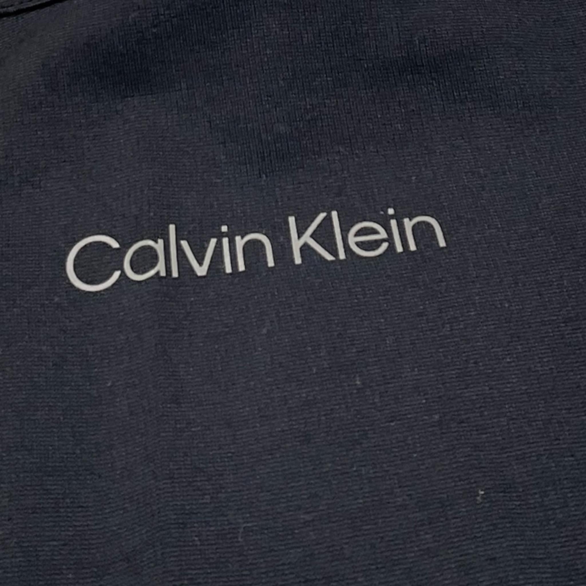Calvin Klein Abito Tinta Unita A Bretelle con Logo per Bambina IG0IG02909 NERO CALVIN KLEIN 
