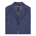Fay Giacca Tinta Unita con Fantasia A Righe per Neonato FW2Q04N BLU FAY 