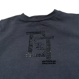 Elisabetta Franchi T-Shirt Girocollo Tinta Unita con Stampa per Neonata EGTS082 NERO ELISABETTA FRANCHI 