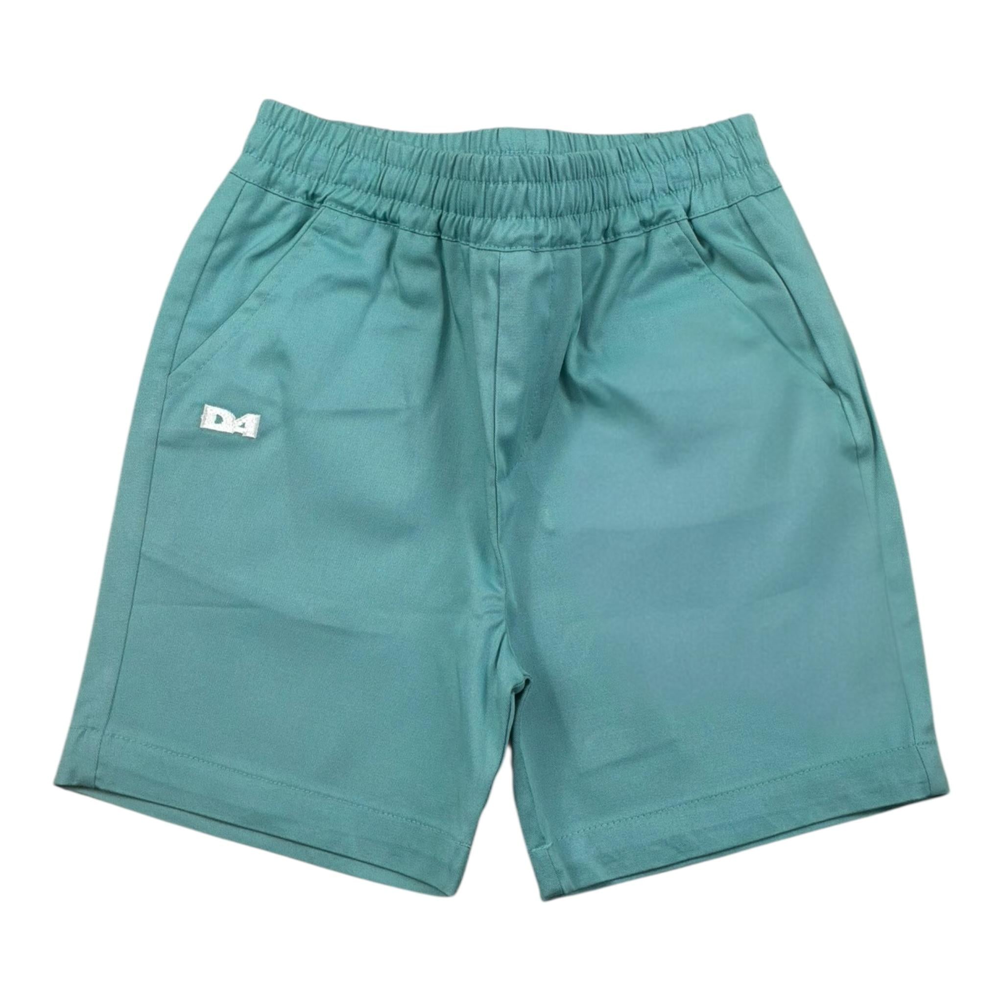 Daniele Alessandrini Bermuda Tita Unita con Elastico In Vita per Neonato 1296S00238XXX VERDE DANIELE ALESSANDRINI 