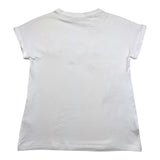 Cecyle Einfarbiges Rundhals-T-Shirt mit Print Weiß für Mädchen