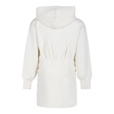 MSGM abito manica lunga tinta unita con cappuccio Panna per Bambina F4MSJGR125 PANNA MSGM 