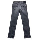 Replay Jeans für Mädchen, schlicht, mit verstellbarer Taille, schwarz